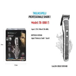 TAGLIA CAPELLI BARBA MAXTECH PER UOMO IMPERMEABILE RASOIO ELETTRICO TA-BA013