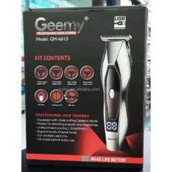 TAGLIA CAPELLI CLIPPER ELETTRICO PROFESSIONALE RICARICABILE DISPLAY LED GM-6613