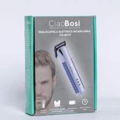 TAGLIA CAPELLI ELETTRICO A BATTERIA RICARICABILE 3WATT PORTATILE VIAGGIO TX-9177