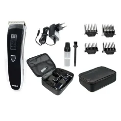 TAGLIA CAPELLI RASOIO ELETTRICO CON DISPLAY LAMA REGOLABILE RICARICABILE HQ235S