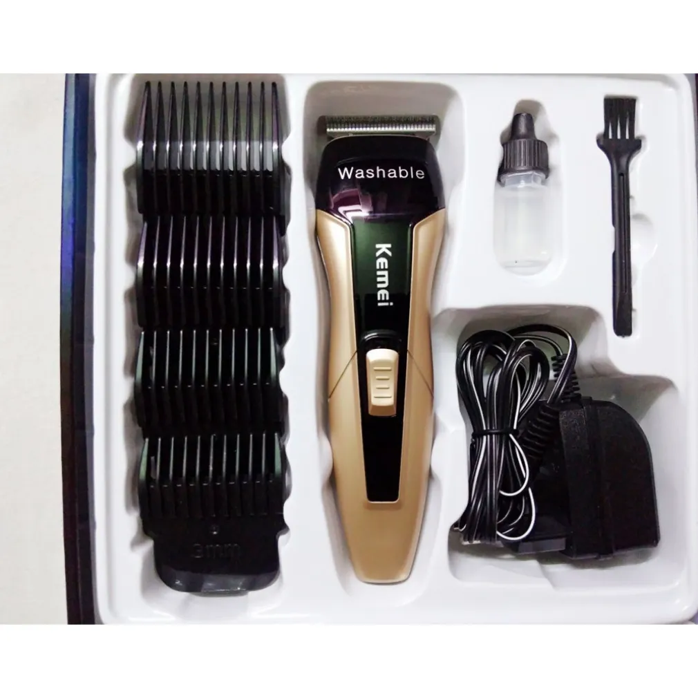 TAGLIA CAPELLI RASOIO REGOLA BARBA ELETTRICO RICARICARICABILE IMPERMEABILE