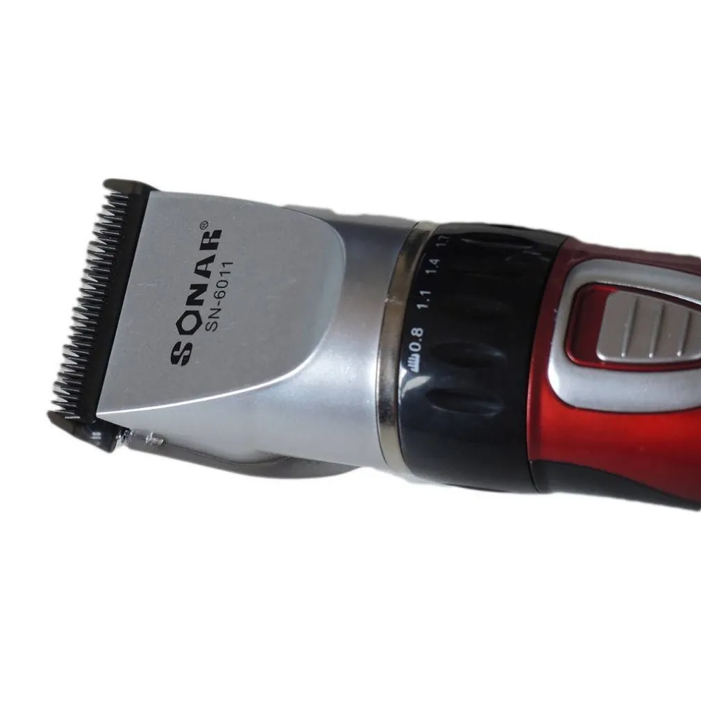 TAGLIA CAPELLI RICARICABILE RASOIO REGOLA BARBA SENZA FILI LAMA ACCIAIO SN6011