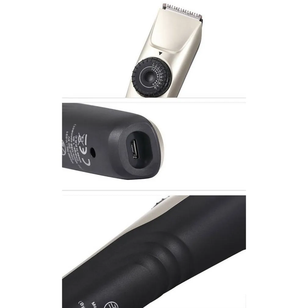 TAGLIA CAPELLI TAGLIACAPELLI RASOIO REGOLA BARBA RICARICABILE VGR V-031