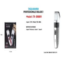 TAGLIABARBA RASOIO PROFESSIONALE OBLADE I MAXTECH UOMO NEW VERSION TA-BA009
