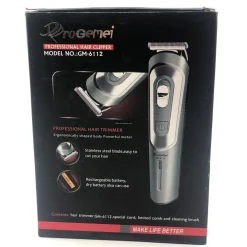 TAGLIACAPELLI A BATTERIA GM-6112 RASOIO RICARICABILE PROFESSIONALE TRIMMER BARBA