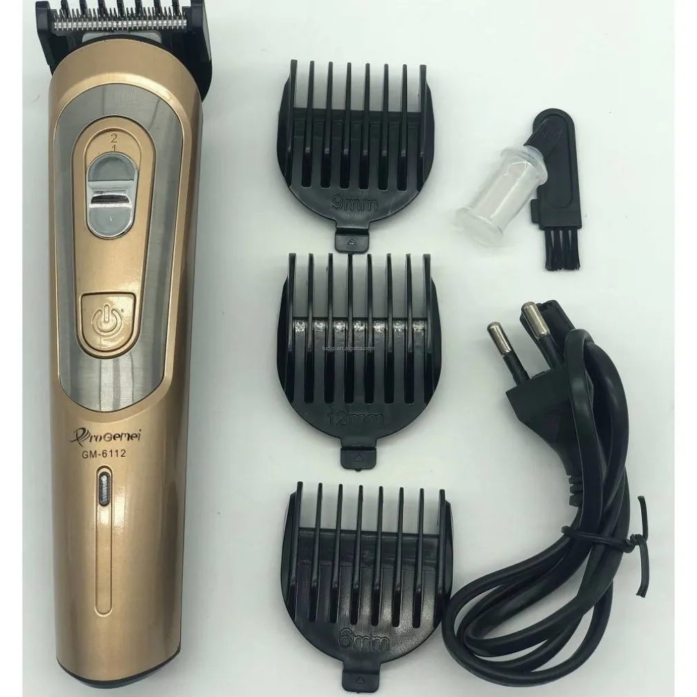 TAGLIACAPELLI A BATTERIA GM-6112 RASOIO RICARICABILE PROFESSIONALE TRIMMER BARBA