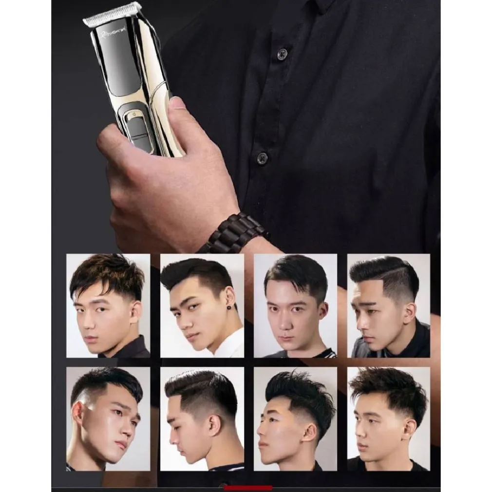 TAGLIACAPELLI A BATTERIA GEEMY GM6069 TRIMMER CAPELLI PROFESSIONALE RICARICABILE