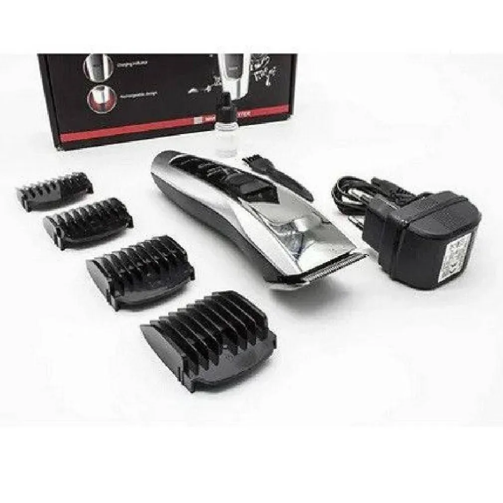 TAGLIACAPELLI A BATTERIA GM-6092 RASOIO PROFESSIONALE REGOLABARBA RICARICABILE