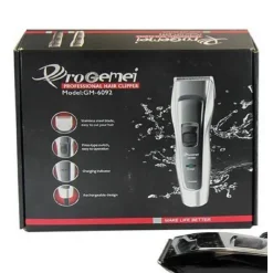 TAGLIACAPELLI A BATTERIA GM-6092 RASOIO PROFESSIONALE REGOLABARBA RICARICABILE