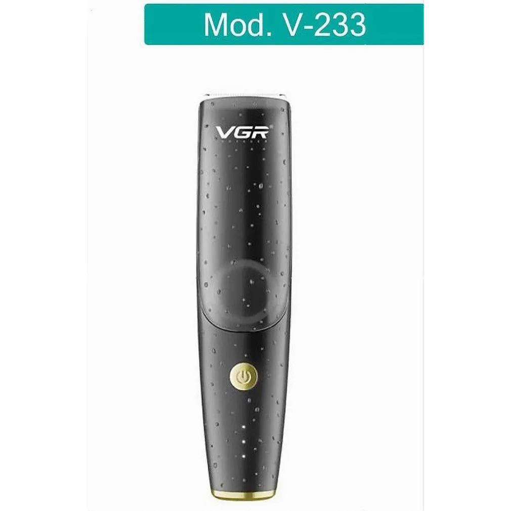 TAGLIACAPELLI BARBA RICARICABILE USB IMPERMEABILE SENZA FILI PROFESSIONALE V-233