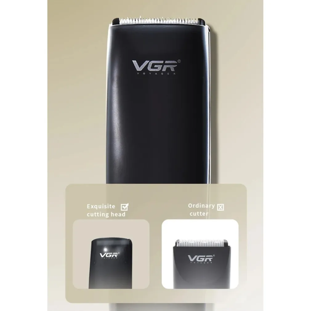 TAGLIACAPELLI BARBA RICARICABILE USB IMPERMEABILE SENZA FILI PROFESSIONALE V-233