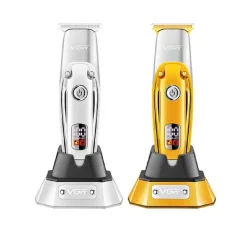 TAGLIACAPELLI BARBA RICARICABILE PROFESSIONALE TRIMMER SENZA FILI SUPPORTO V-277