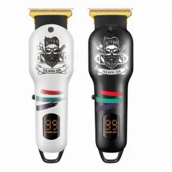 TAGLIACAPELLI BARBA SENZA FILI PROFESSIONALE DISPLAY DIGITALE RICARICA USB V-971