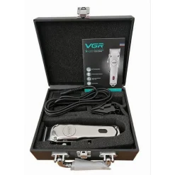 TAGLIACAPELLI BARBA SENZA FILI PROFESSIONALE RICARICA USB RASOIO VALIGETTA V-032