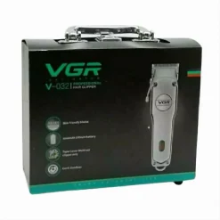 TAGLIACAPELLI BARBA SENZA FILI PROFESSIONALE RICARICA USB RASOIO VALIGETTA V-032