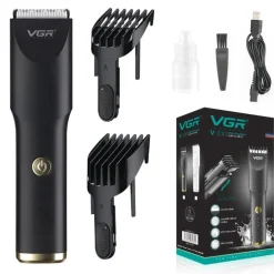 TAGLIACAPELLI BARBA TRIMMER PROFESSIONALE RICARICABILE USB IMPERMEABILE VGR V230