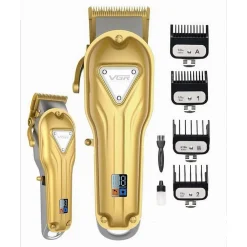 TAGLIACAPELLI CON DISPLAY LED A COLORI PROFESSIONALE RICARICABILE RASOIO VGR V-134