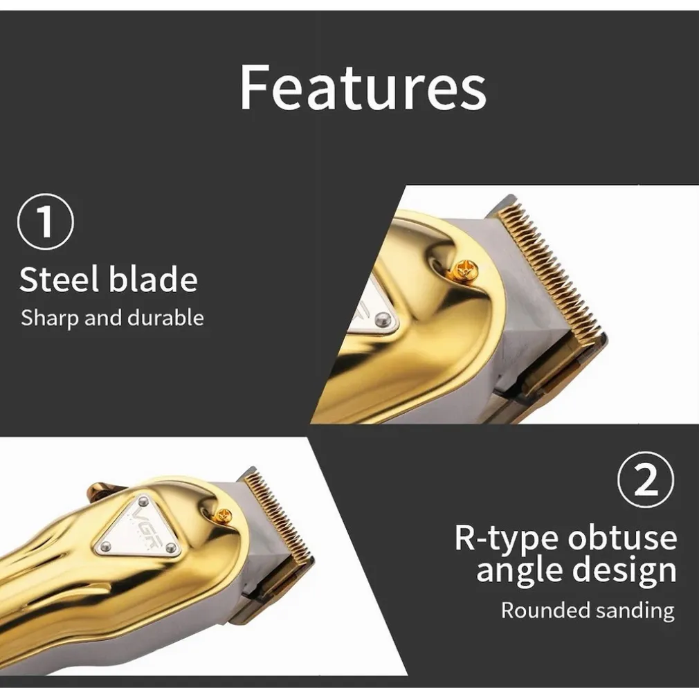 TAGLIACAPELLI ELETTRICO BATTERIA RICARICABILE PROFESSIONALE CON/SENZA CAVO V-133