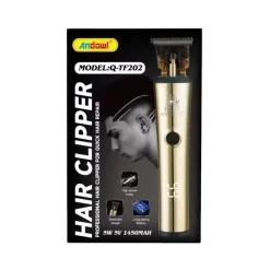 TAGLIACAPELLI ELETTRICO DA UOMO BATTERIA RICARICABILE CON DISPLAY A LED Q-TF202