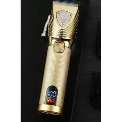 TAGLIACAPELLI ELETTRICO PROFESSIONALE RICARICA USB DISPLAY LED RASOIO VGR V-657