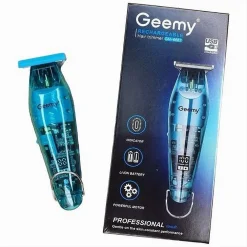 TAGLIACAPELLI ELETTRICO RICARICABILE CON DISPLAY LCD TRIMMER REGOLABILE GM-6687