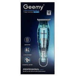 TAGLIACAPELLI ELETTRICO RICARICABILE CON DISPLAY LCD TRIMMER REGOLABILE GM-6687