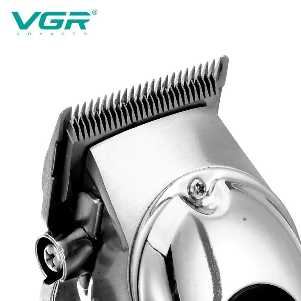 TAGLIACAPELLI ELETTRICO TRIMMER BARBA REGOLABILE PROFESSIONALE VGR V-680 DISPLAY