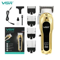 TAGLIACAPELLI ELETTRICO TRIMMER BARBA REGOLABILE PROFESSIONALE VGR V-680 DISPLAY