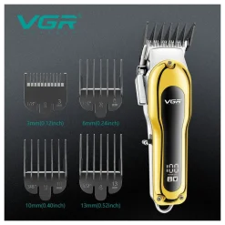 TAGLIACAPELLI ELETTRICO TRIMMER BARBA REGOLABILE PROFESSIONALE VGR V-680 DISPLAY