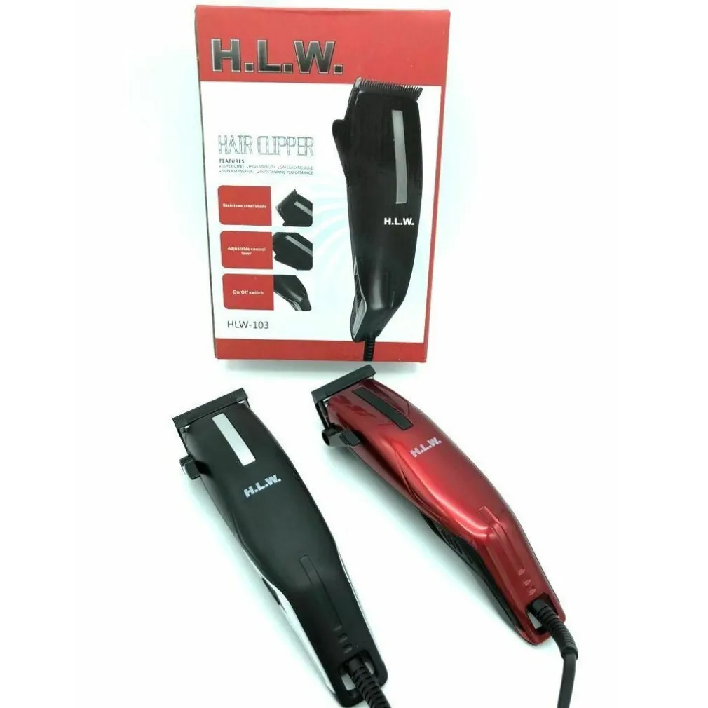 TAGLIACAPELLI HLW-103 REGOLA BARBA RASOIO ELETTRICO HAIR CLIPPER