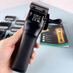 TAGLIACAPELLI IN METALLO SENZA FILI PROFESSIONALE RICARICABILE USB DISPLAY V-136