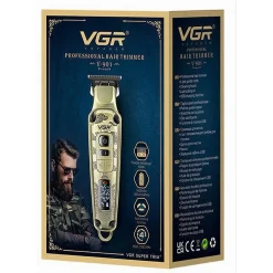 TAGLIACAPELLI IN METALLO DISPLAY LED LAMA METALLURGICA 4 VELOCITÀ RICARICA USB V-901