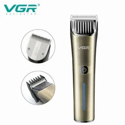 TAGLIACAPELLI IN METALLO SENZA FILI A DOPPIO MOTORE CON LAMA A T UOMO VGR V-669