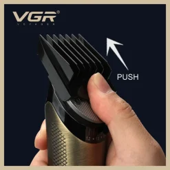 TAGLIACAPELLI IN METALLO SENZA FILI A DOPPIO MOTORE CON LAMA A T UOMO VGR V-669