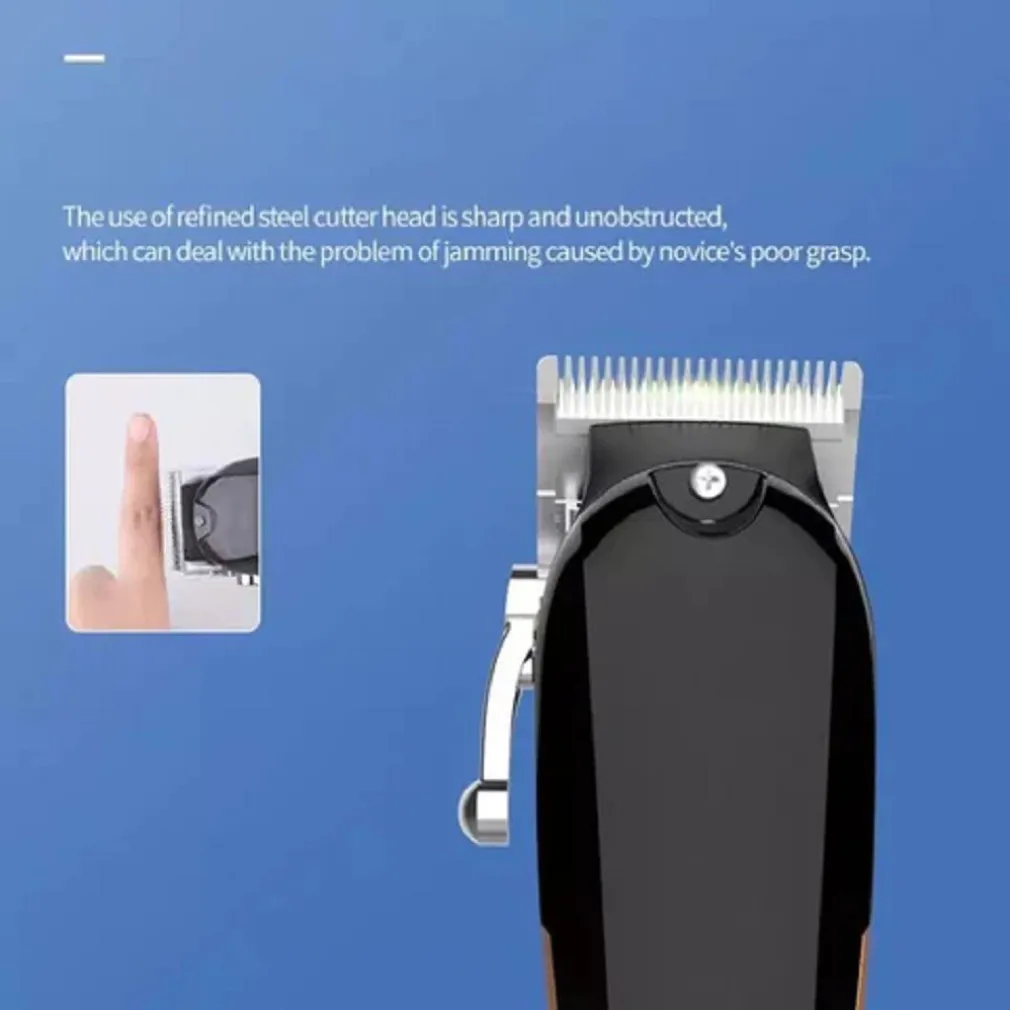 TAGLIACAPELLI PROFESSIONALE CLIPPER TRIMMER SILENZIOSO CON BATTERIA LED Q-LF530