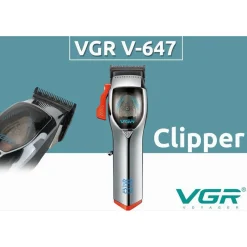TAGLIACAPELLI PROFESSIONALE A BATTERIA SENZA FILI CON MOTORE MAGNETICO VGR V-647