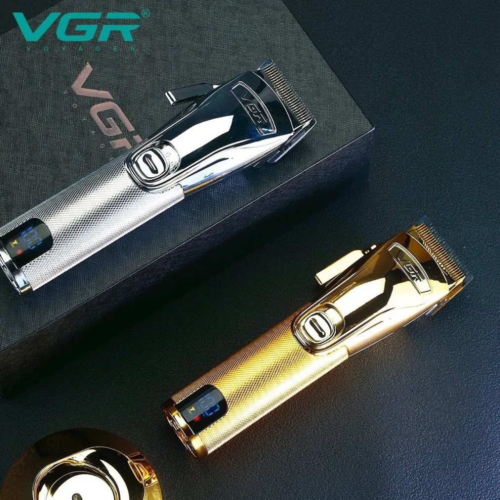 TAGLIACAPELLI PROFESSIONALE RICARICABILE USB BASE RICARICA DISPLAY DIGITALE V662