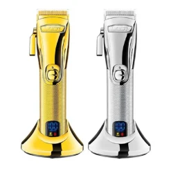 TAGLIACAPELLI PROFESSIONALE RICARICABILE USB BASE RICARICA DISPLAY DIGITALE V662