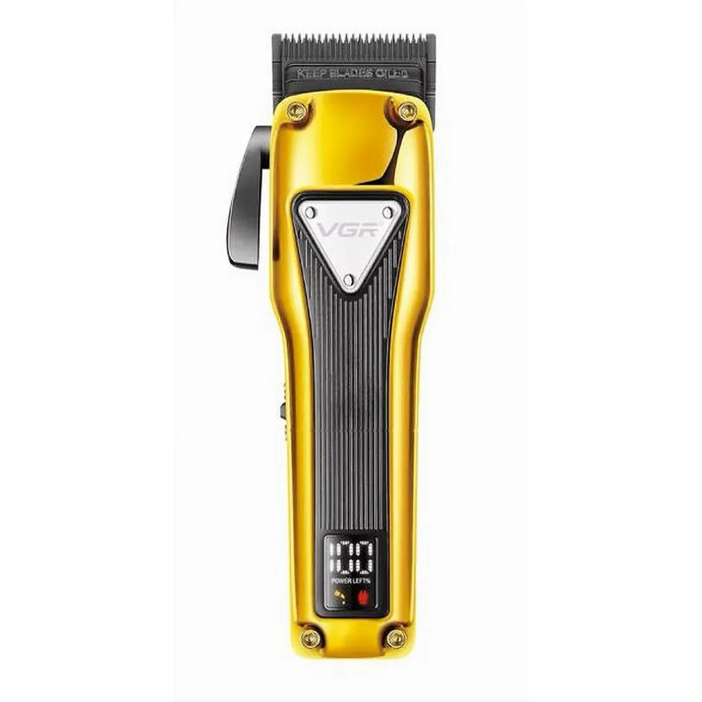 TAGLIACAPELLI PROFESSIONALE IN METALLO A BATTERIA DISPLAY DIGITALE USB VGR V137