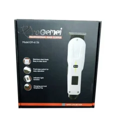 TAGLIACAPELLI PROFESSIONALE RICARICABILE GM-6136 DISPLAY LCD TRIMMER 4 PETTINI