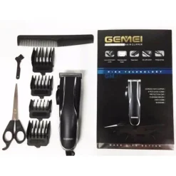 TAGLIACAPELLI PROFESSIONALE CON FILO TRIMMER ELETTRICO GM-811 CON LAMA IN TITANIO