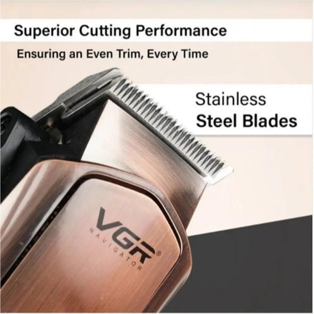 TAGLIACAPELLI PROFESSIONALE CON FILO TRIMMER PER UOMO ELETTRICO CLIPPERS V-131