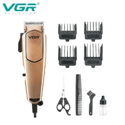 TAGLIACAPELLI PROFESSIONALE CON FILO TRIMMER PER UOMO ELETTRICO CLIPPERS V-131