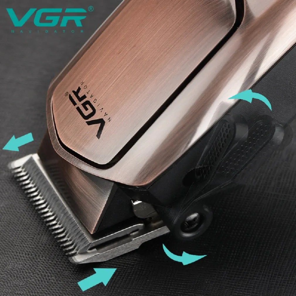 TAGLIACAPELLI PROFESSIONALE CON FILO TRIMMER PER UOMO ELETTRICO CLIPPERS V-131
