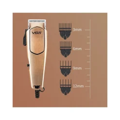 TAGLIACAPELLI PROFESSIONALE CON FILO TRIMMER PER UOMO ELETTRICO CLIPPERS V-131
