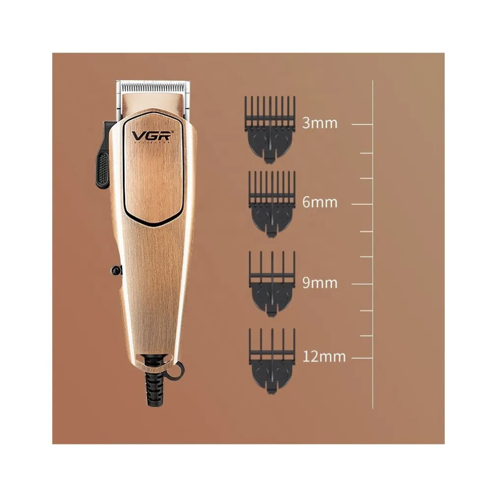 TAGLIACAPELLI PROFESSIONALE CON FILO TRIMMER PER UOMO ELETTRICO CLIPPERS V-131