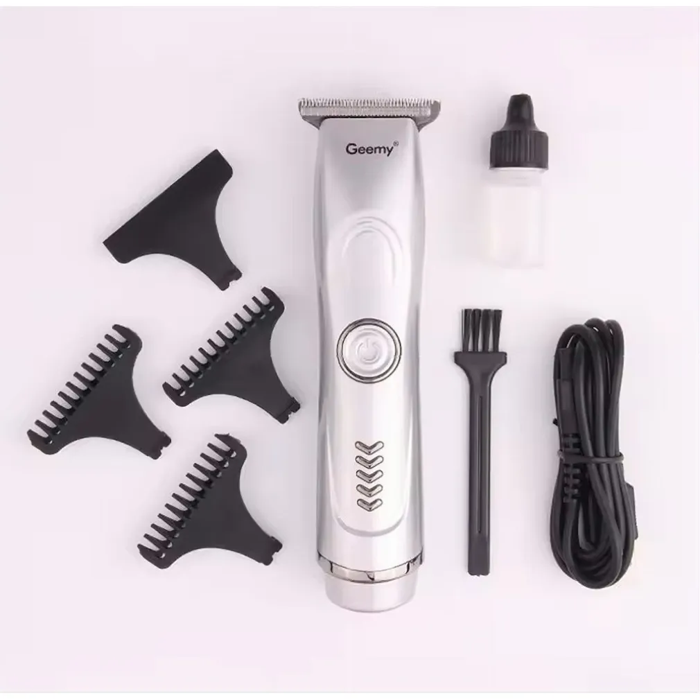 TAGLIACAPELLI PROFESSIONALE A BATTERIA RICARICABILE USB RASOIO SENZA FILI GM-6636