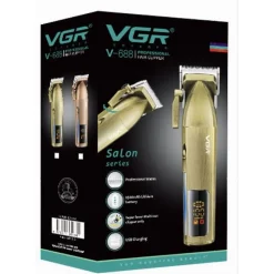 TAGLIACAPELLI PROFESSIONALE SENZA FILI DISPLAY LED A BATTERIA RICARICABILE V-688