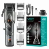 TAGLIACAPELLI PROFESSIONALE DA UOMO RICARICABILE USB INDICATORE LED RASOIO V-269
