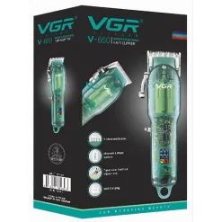TAGLIACAPELLI PROFESSIONALE UOMO SENZA FILI RICARICABILE USB LEVA CONICA VGR V-660
